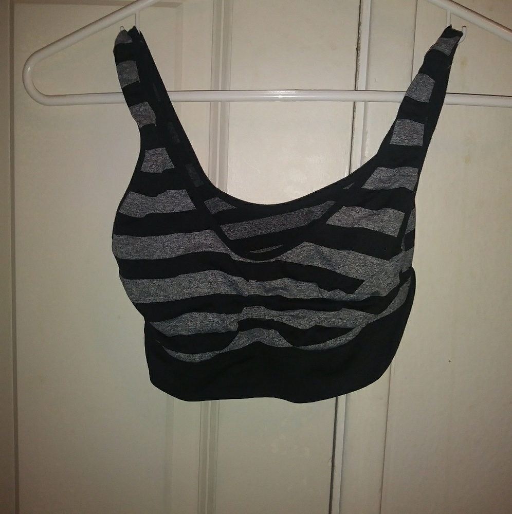 Striped cmx sports bra